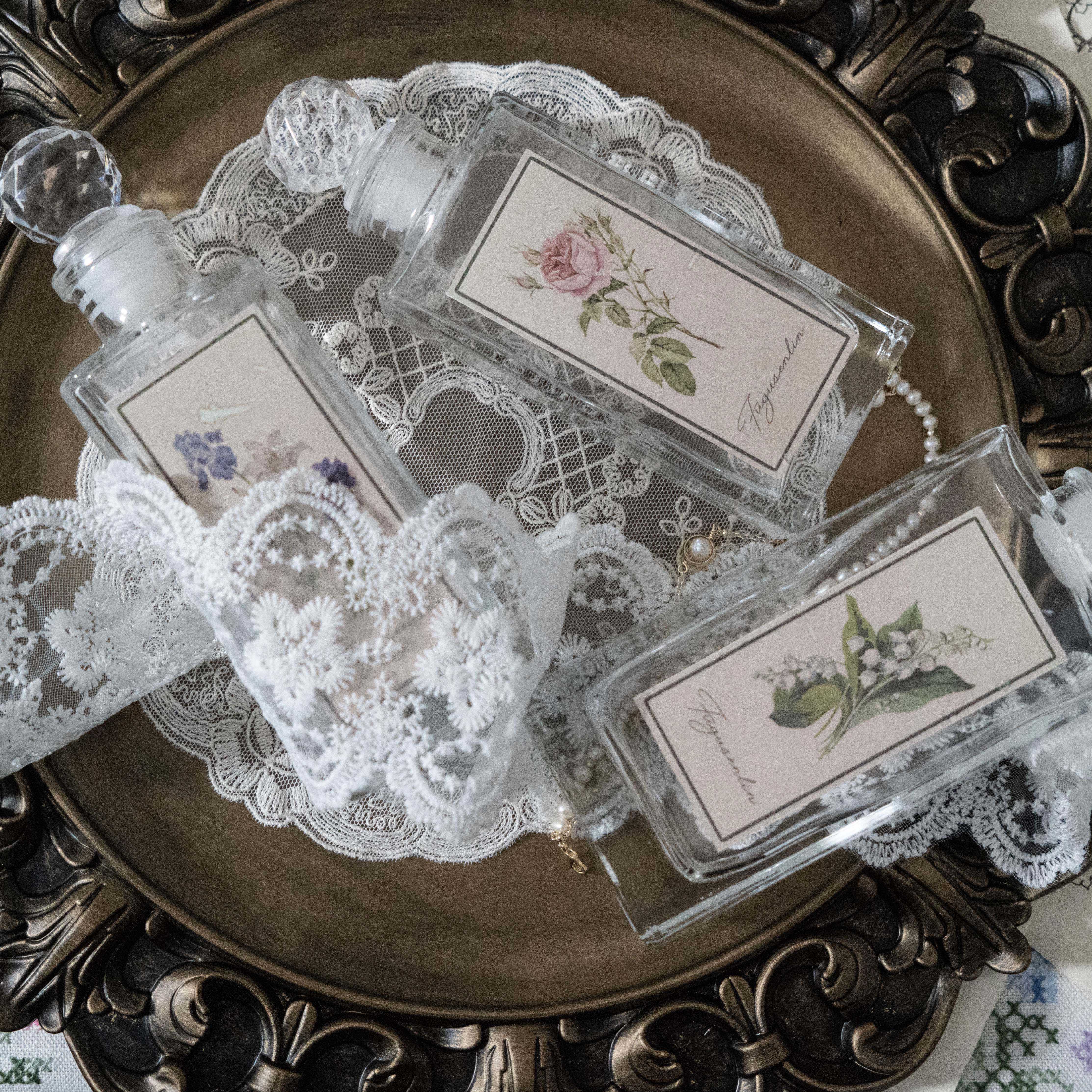 Home Decor Minimalist Style - French Minimalist Luxury Vintage-style Glass Perfume