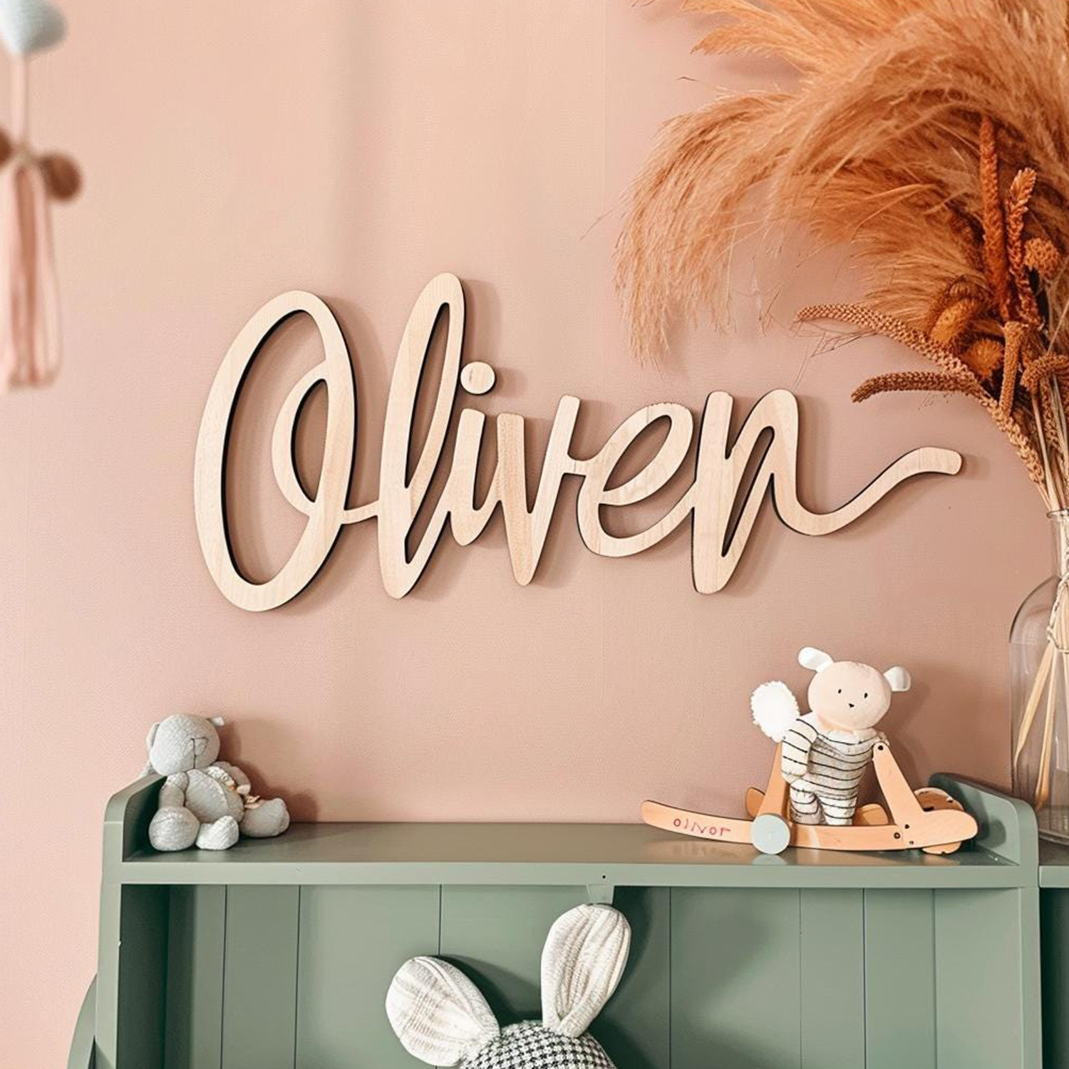 Home Decor Xmas - 1pc Customized personalized name tag, Customizable