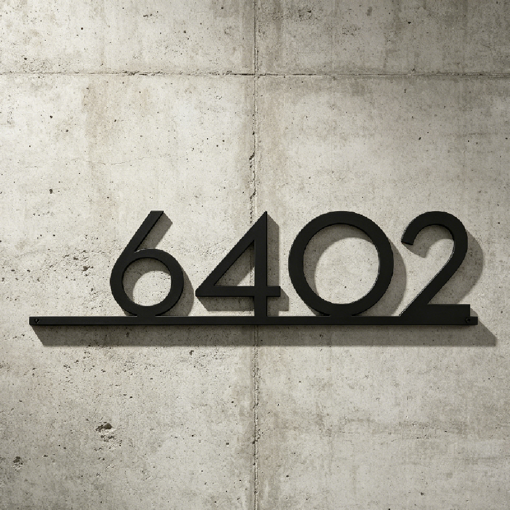 Home Decor Nearby - Custom Metal House Number Signs, Personalized