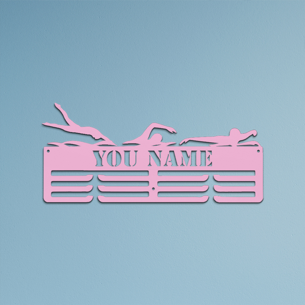 Home Decor On Wall - 1pc Lovely swim exercise Custom Name