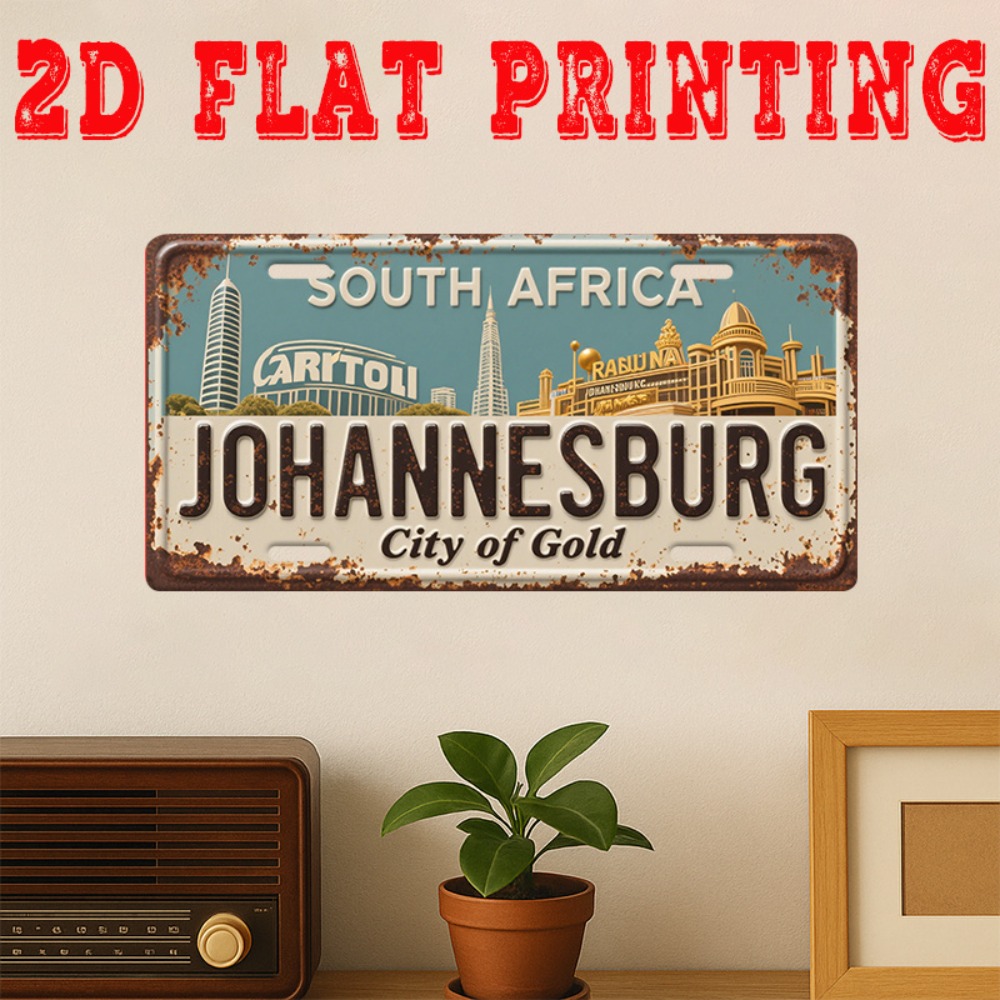 Home Decor Johannesburg - Retro Metal Tin Sign 11.8