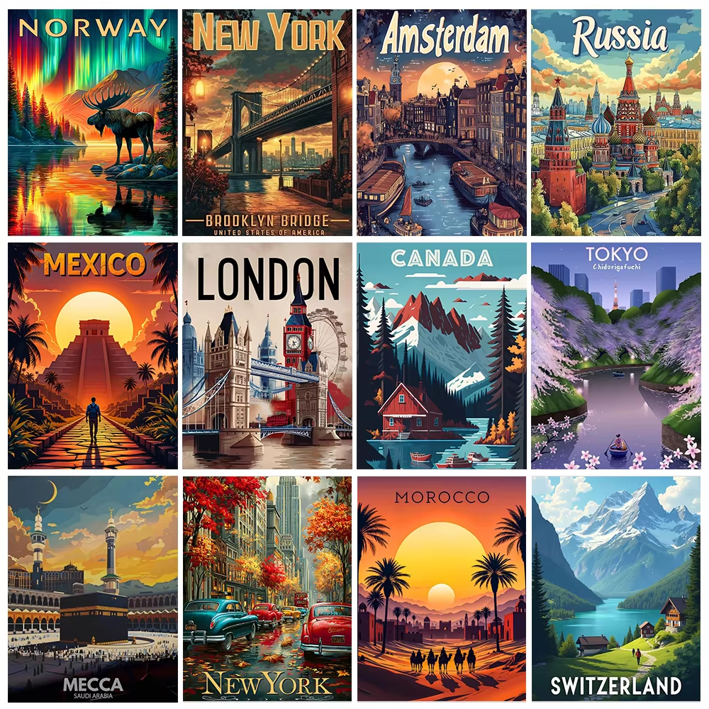 Home Decor London - World Famous Scenery 5D Diamond Painting