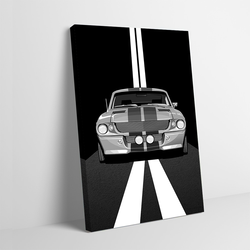 Home Decor Vector - 1967 Muscle Car Vector Art Printing