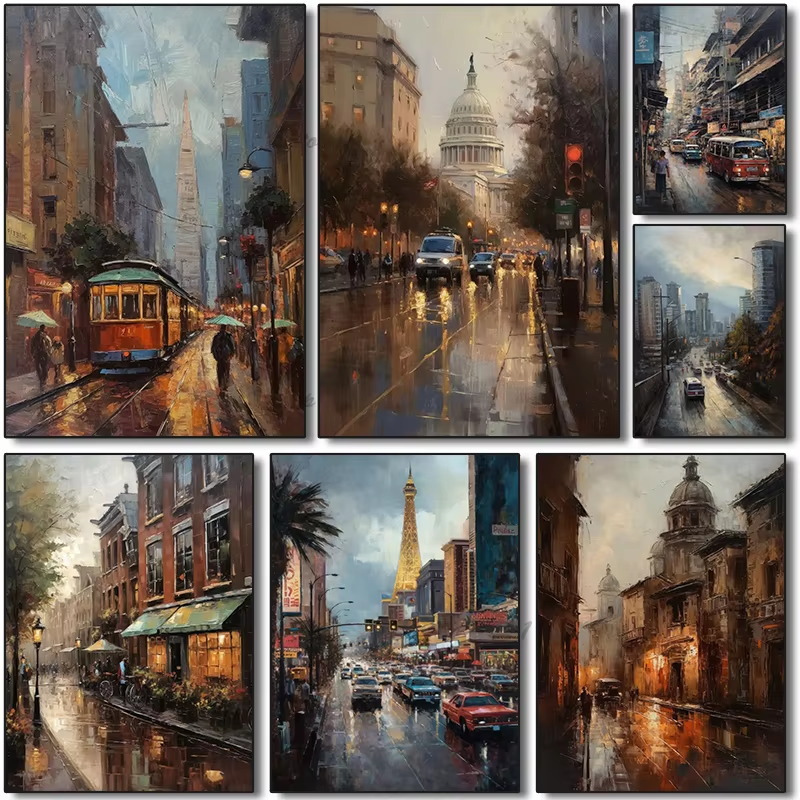 Home Decor London - Diamond Painting Tokyo London Bus Bustling