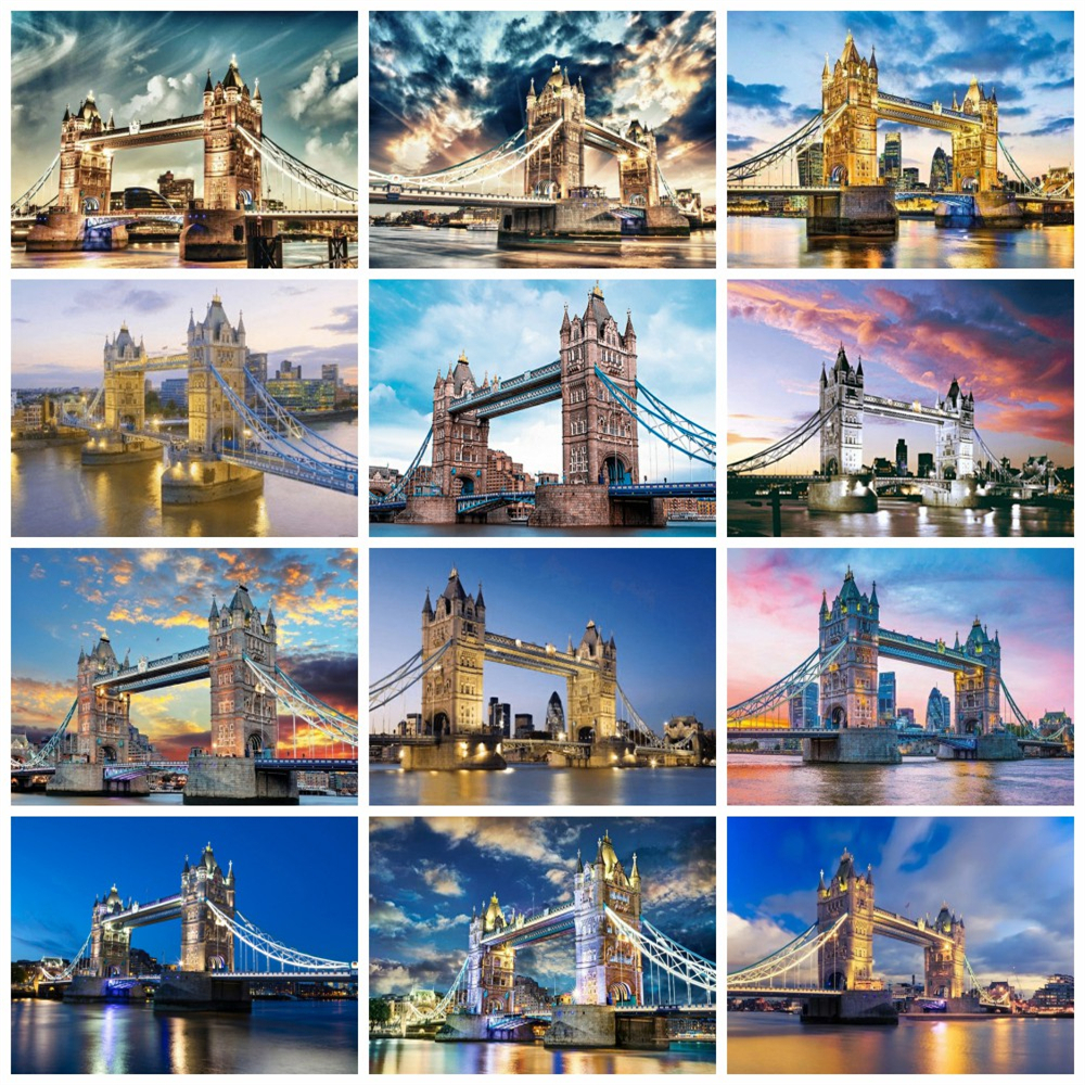 Home Decor London - Diamond Painting Kits Tower Bridge In