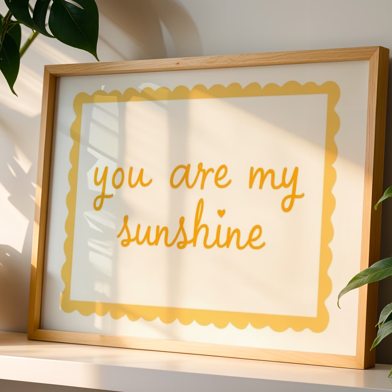 Home Decor Furniture - Modern You Are My Sunshine Quote