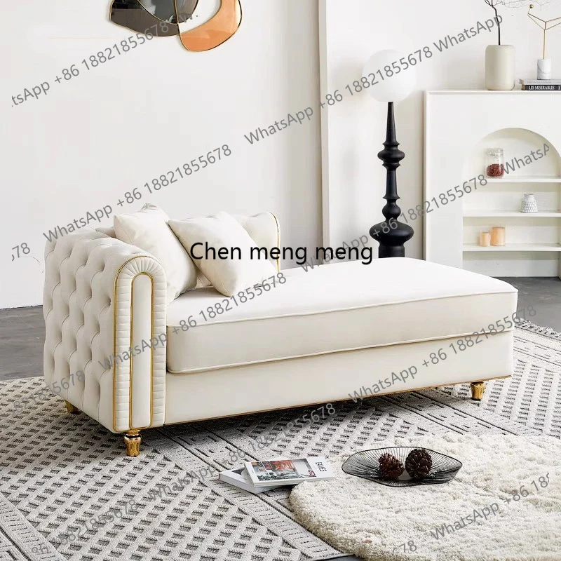 Home Decor Furniture - E136 Cream White Foot Stool Room