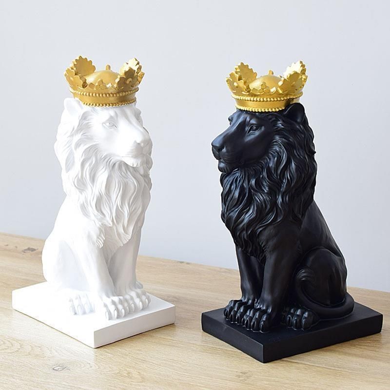 High-End Lion Sculpture Home P - Home Decor Minimalist Style avaliação e preço