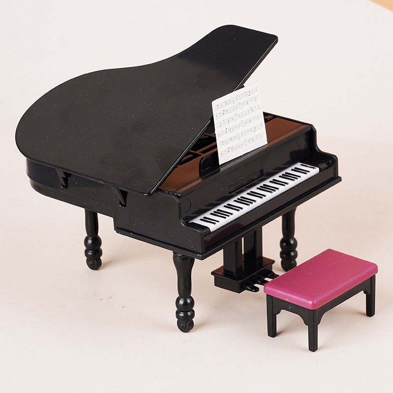 1:12 Dollhouse Miniature Piano - Home Decor Furniture avaliação e preço