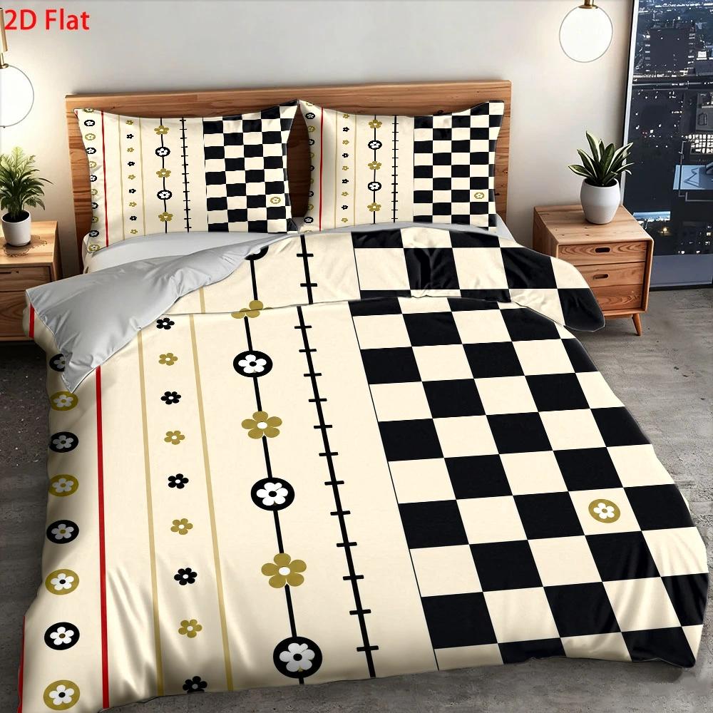 3Pc Nordic Style Printed Quilt - Home Decor Minimalist Style avaliação e preço