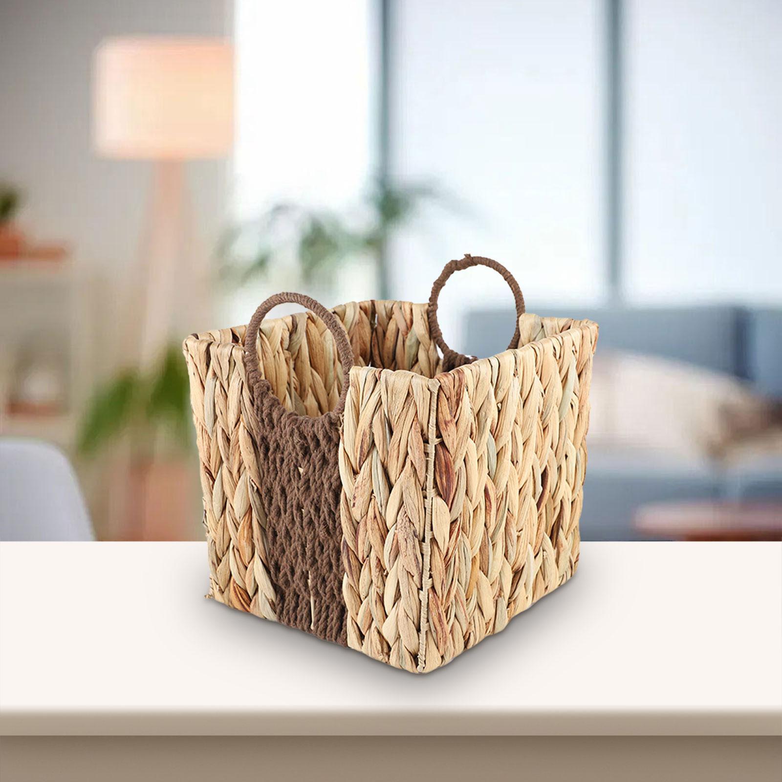 Woven Storage Basket Hamper Ho - Home Decor Hampers avaliação e preço