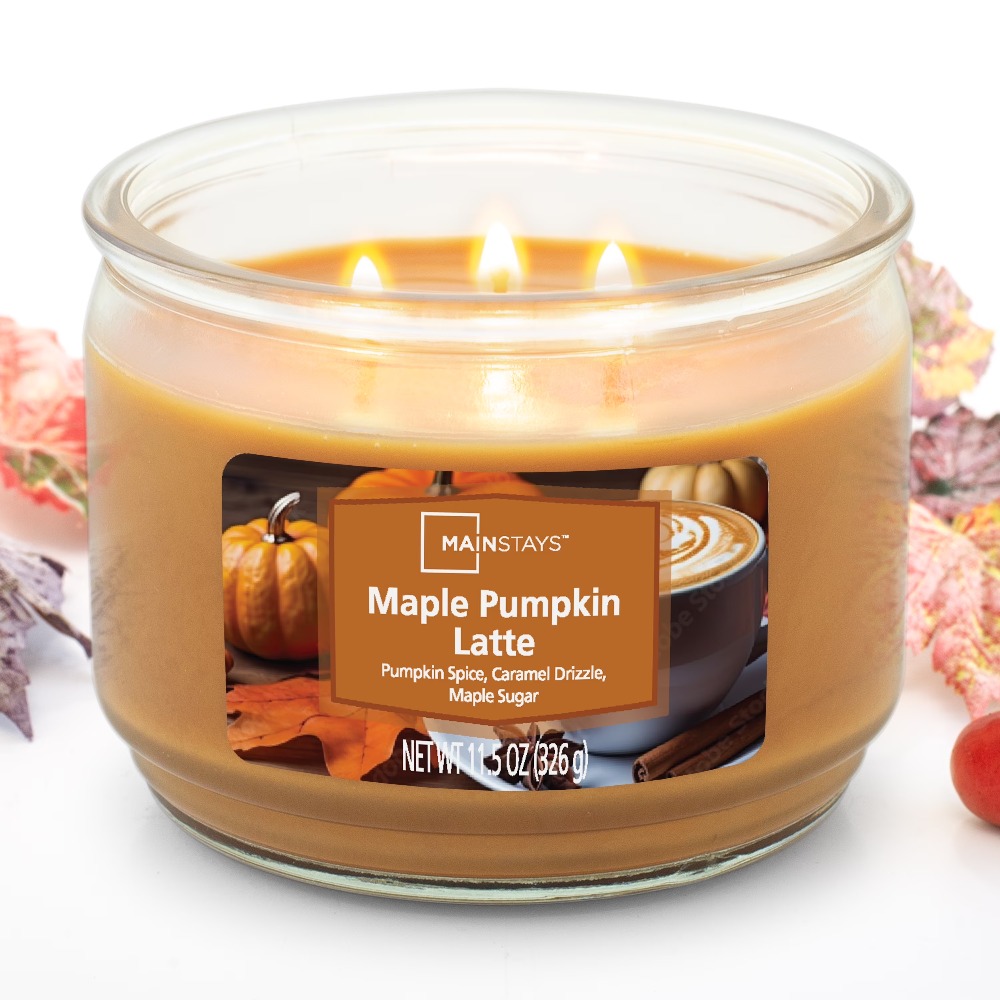 Maple Pumpkin Latte Scented Tr - Scented Candle Set avaliação e preço