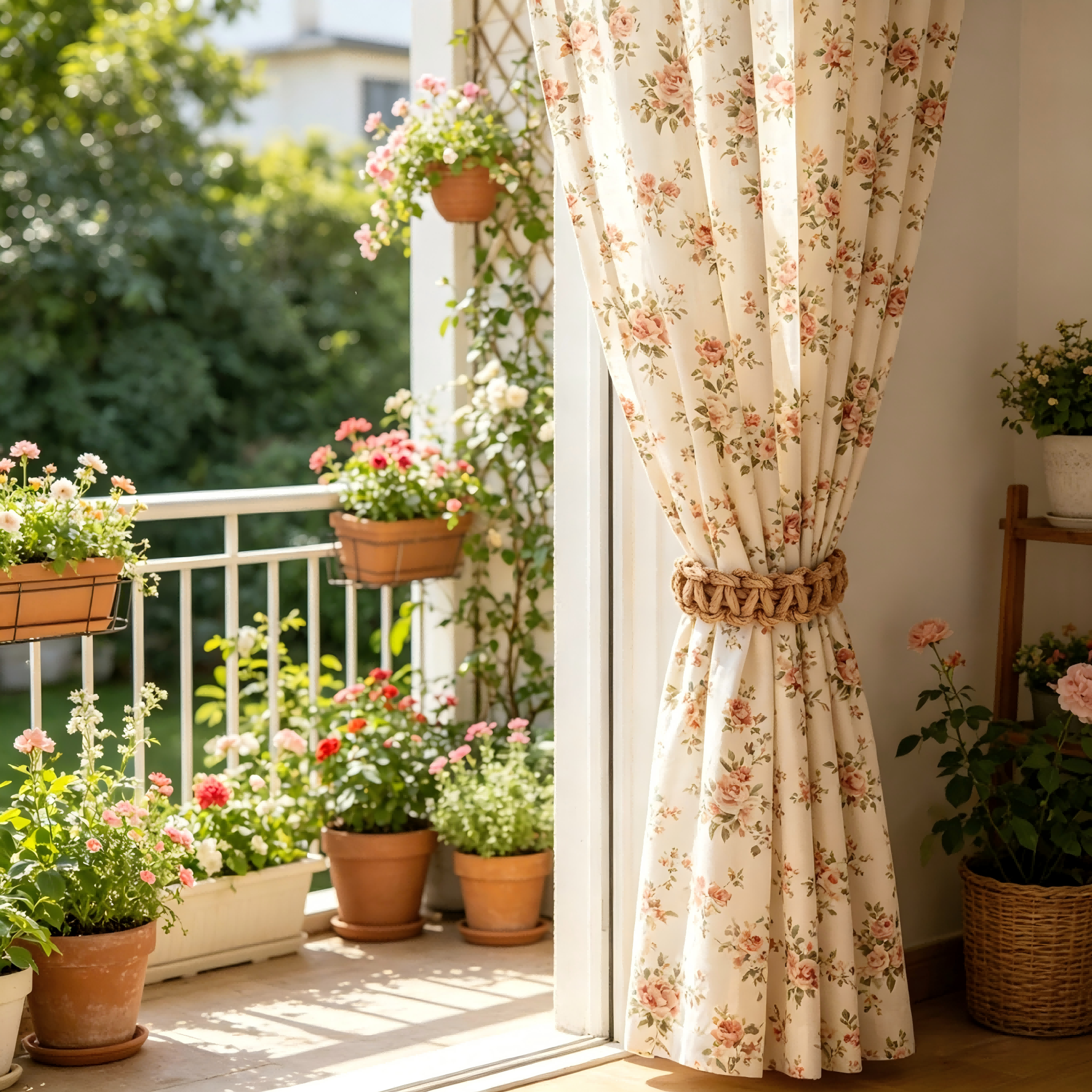 5Pcs Wabi Sabi Style Natural J - Home Decor Curtain avaliação e preço