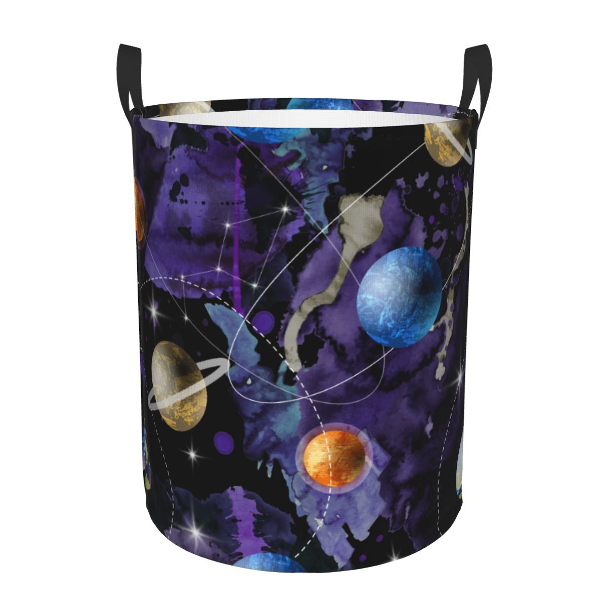 The Universe   Round Laundry H - Home Decor Hampers avaliação e preço