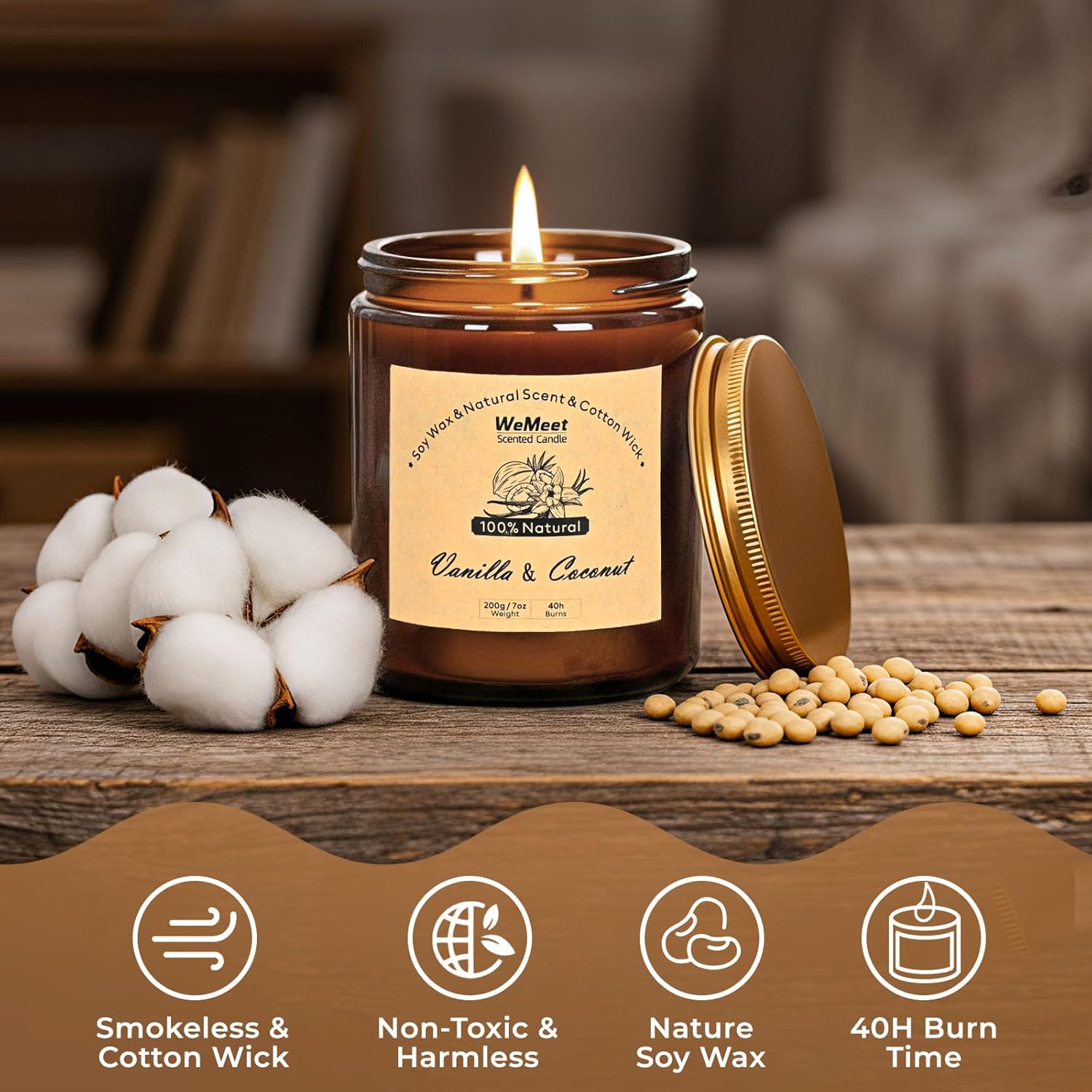 Scented Candles Set, 4 Pack Ar - Scented Candle Set avaliação e preço