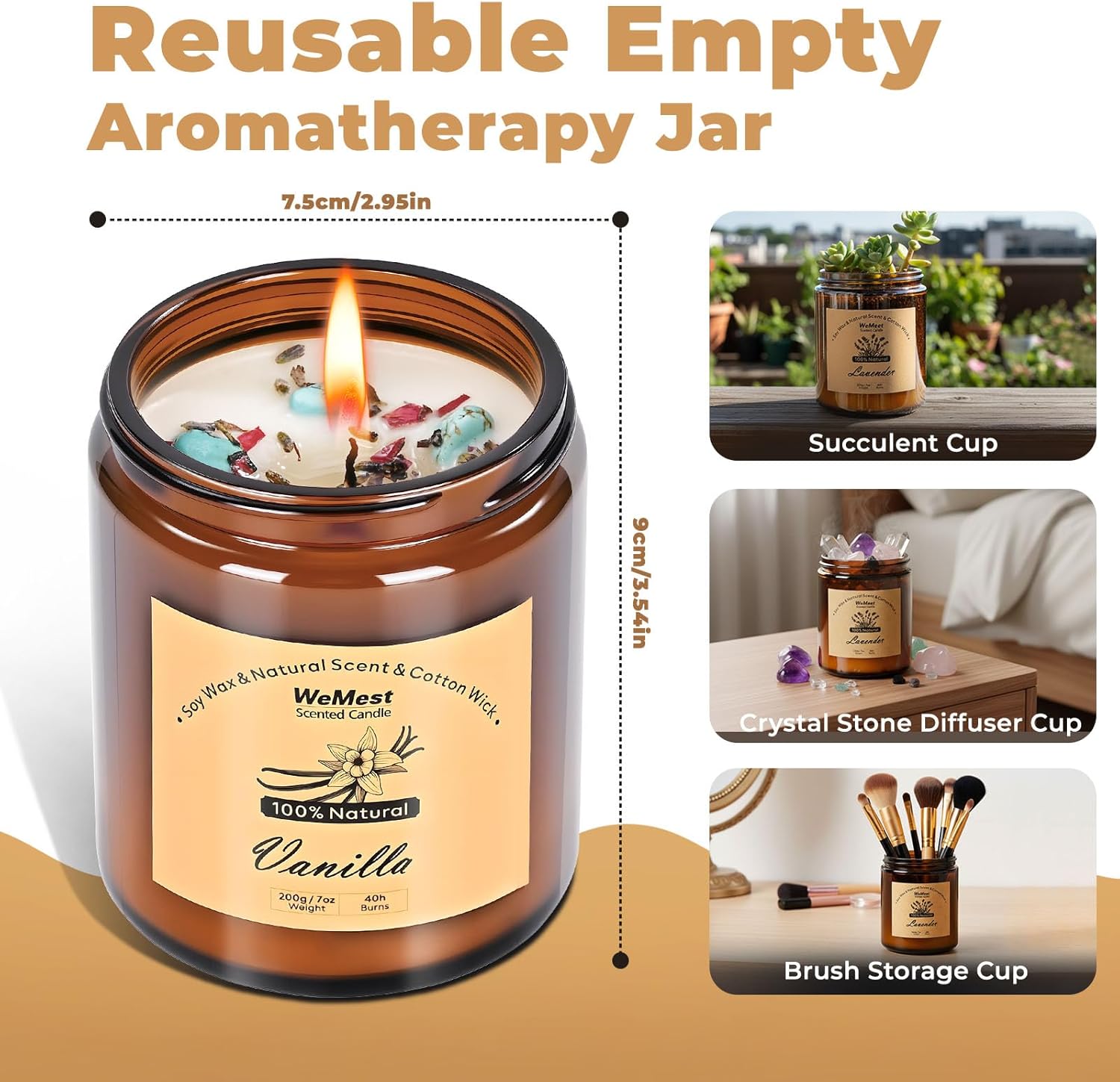 Scented Candles Set, 4 Pack Ar - Scented Candle Set avaliação e preço