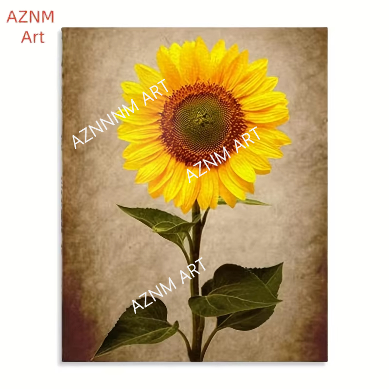 1/3PCS Deco Sunflower Canvas W - Home Decor Minimalist Style avaliação e preço