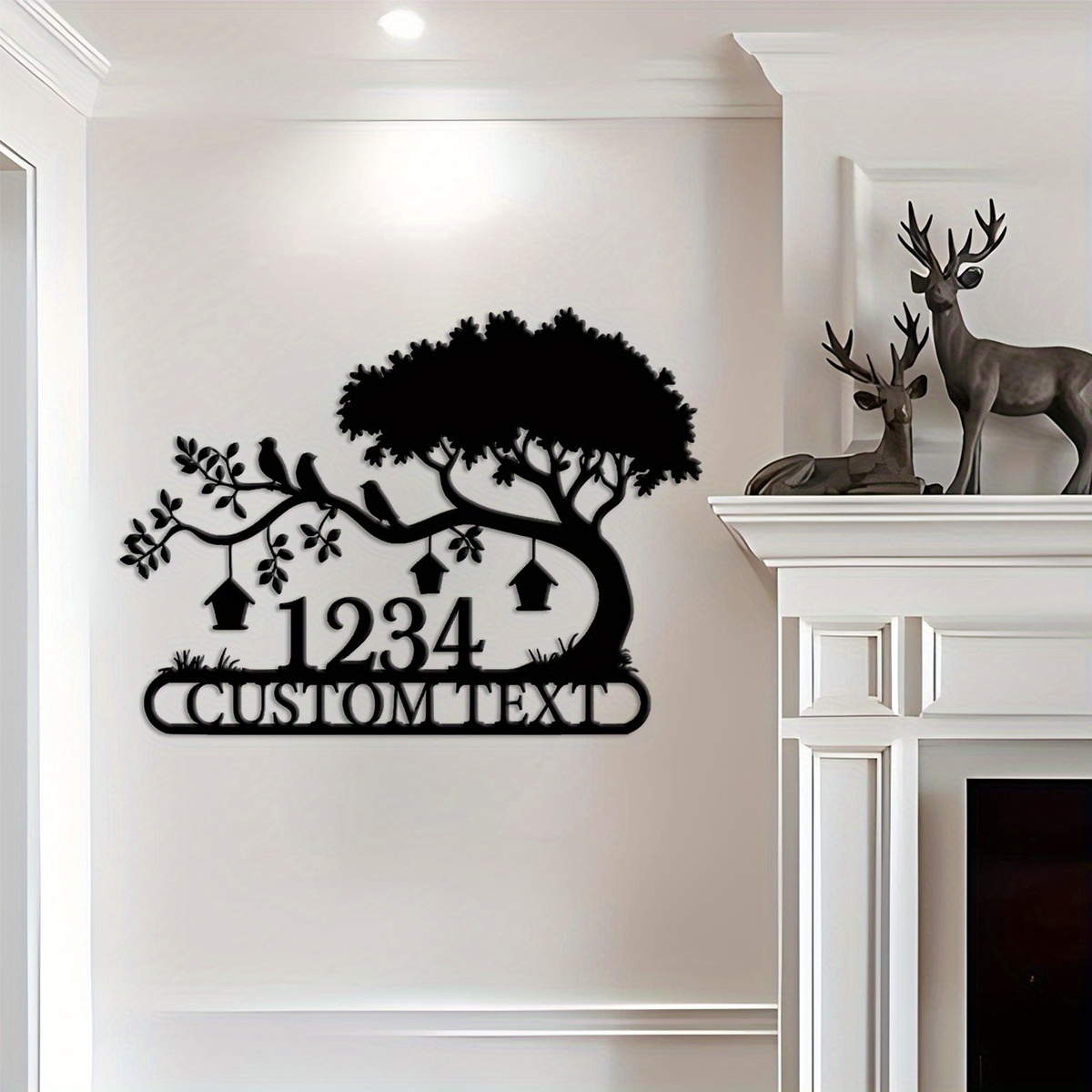 Customizable Metal Address Sig - Home Decor Nearby avaliação e preço