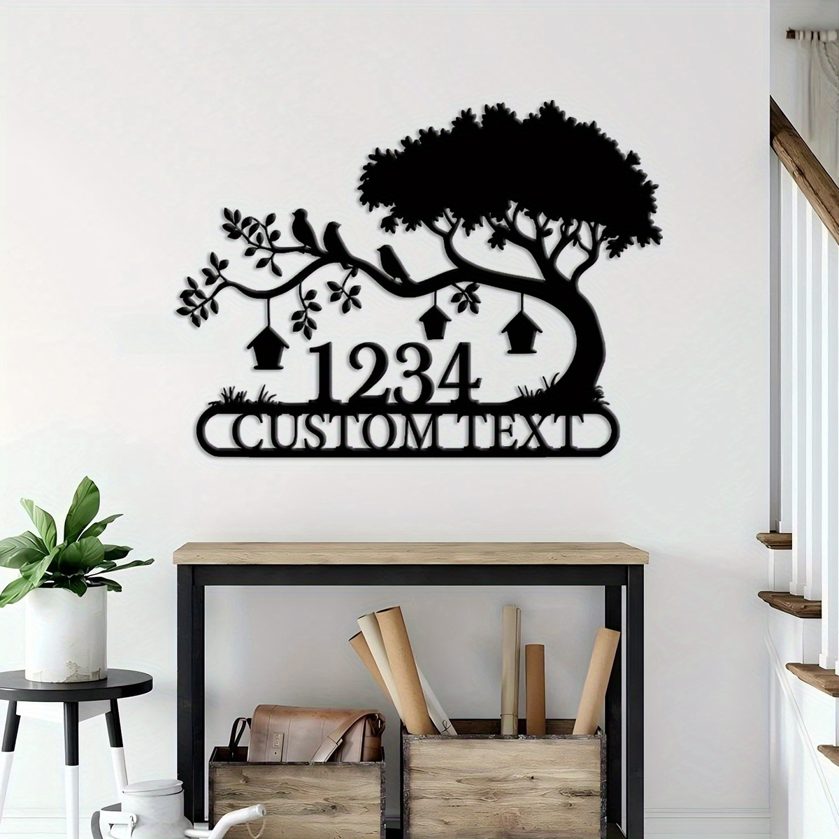 Customizable Metal Address Sig - Home Decor Nearby avaliação e preço