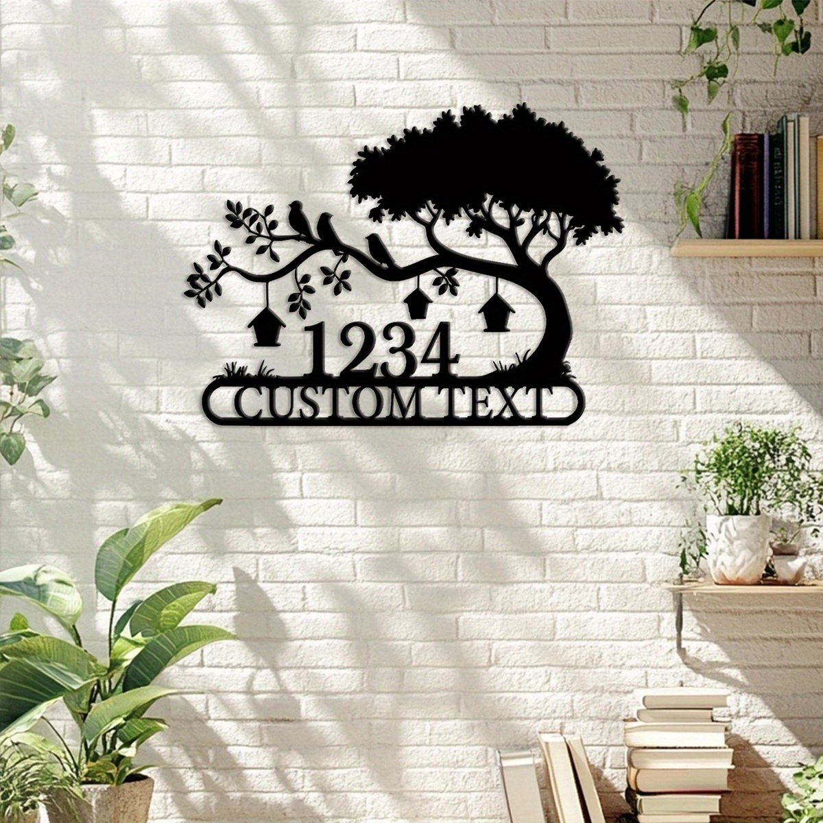 Customizable Metal Address Sig - Home Decor Nearby avaliação e preço