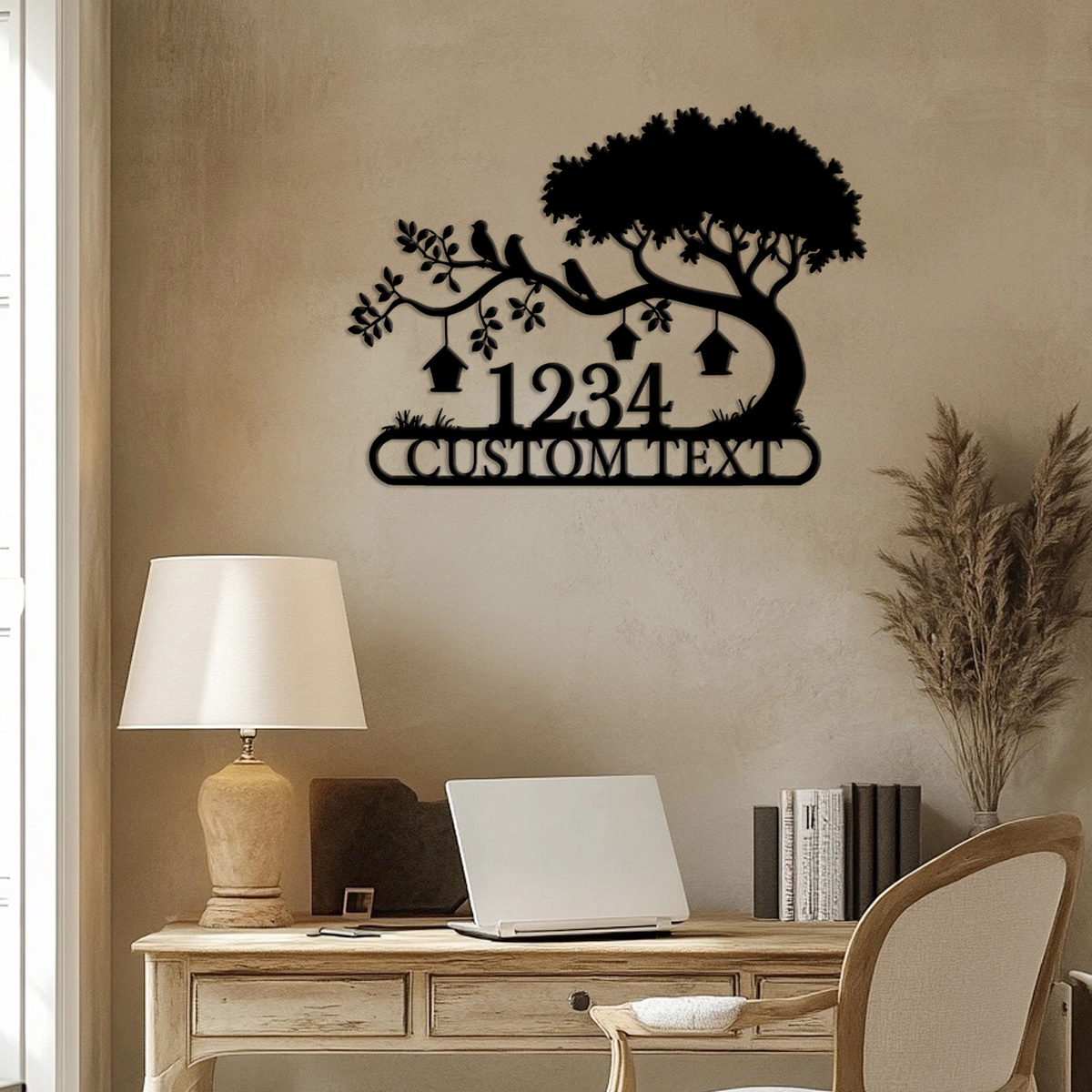 Customizable Metal Address Sig - Home Decor Nearby avaliação e preço