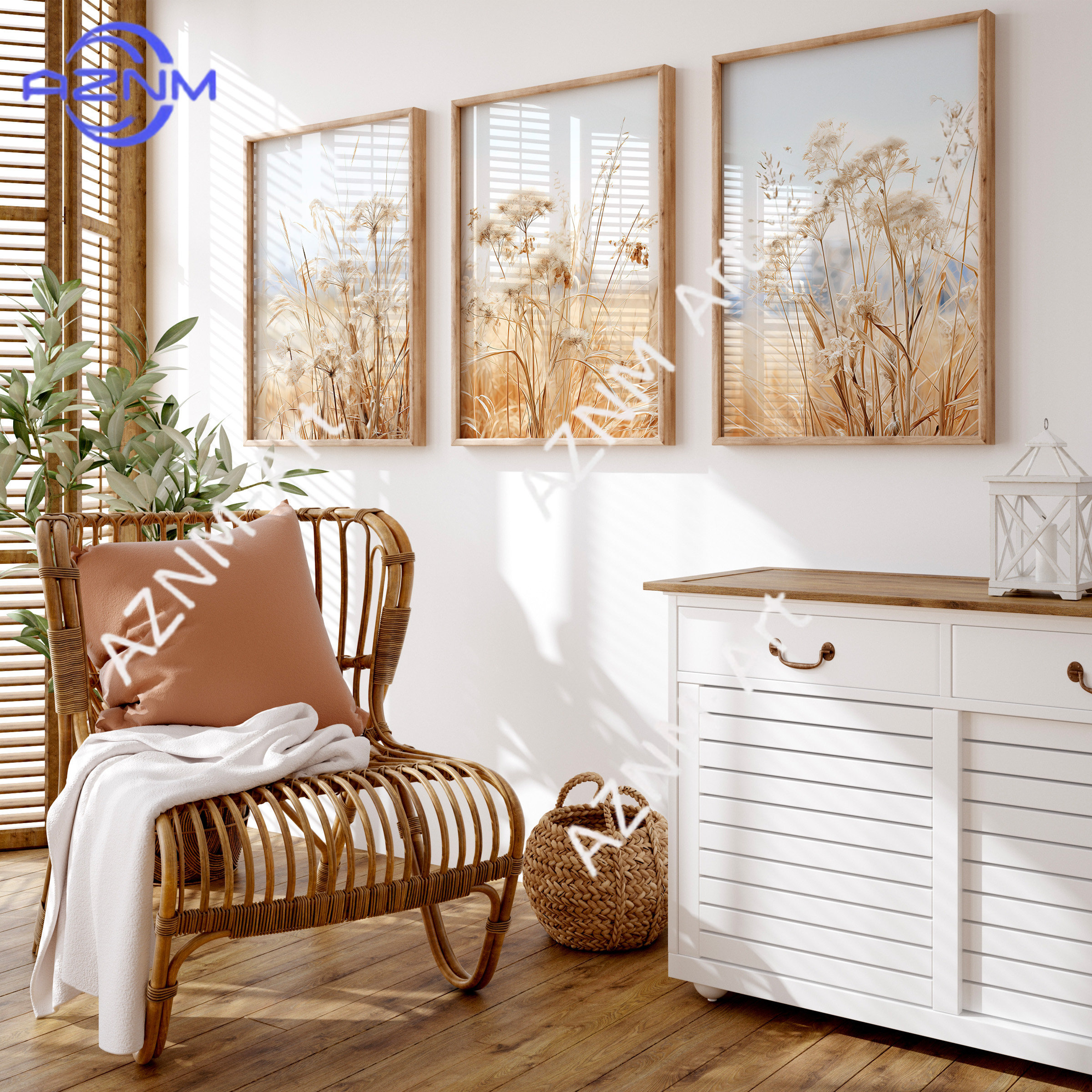 Modern Bohemian Style Beach Sh - Home Decor Minimalist Style avaliação e preço
