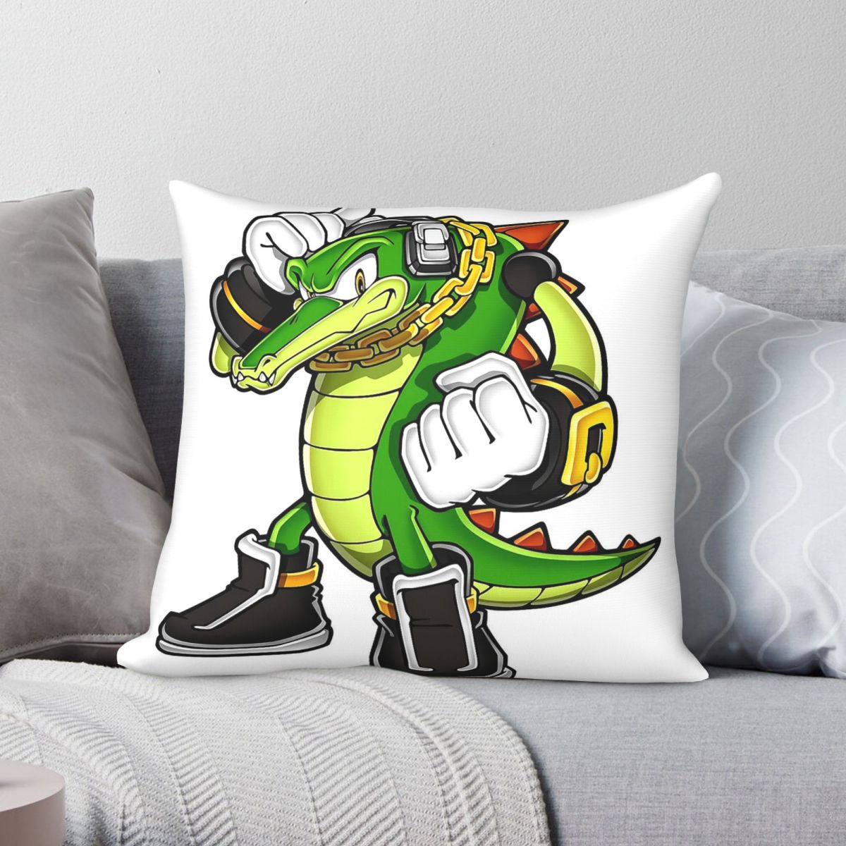Vector The Crocodile Square Pi - Home Decor Vector avaliação e preço