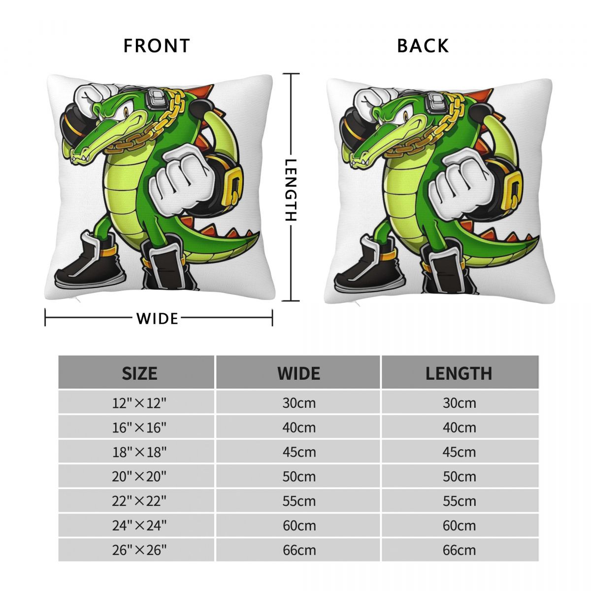 Vector The Crocodile Square Pi - Home Decor Vector avaliação e preço