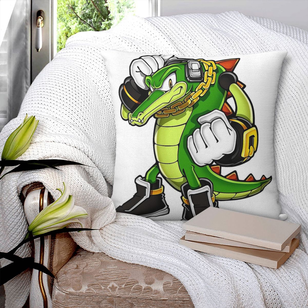 Vector The Crocodile Square Pi - Home Decor Vector avaliação e preço