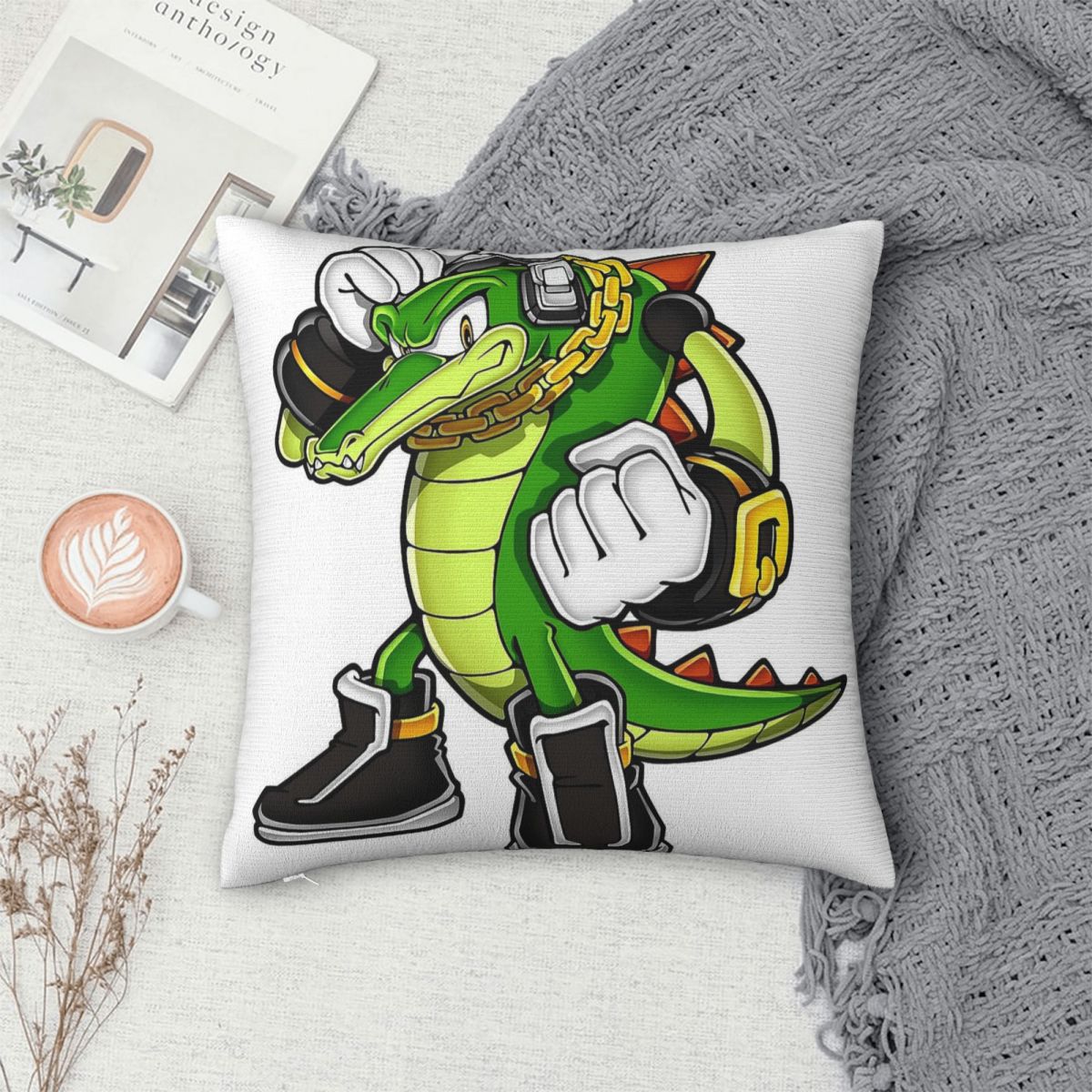 Vector The Crocodile Square Pi - Home Decor Vector avaliação e preço