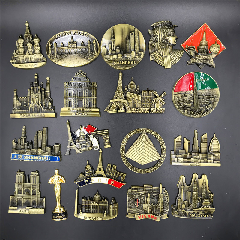 France Paris Metal 3D Cute Mag - Home Decor London avaliação e preço