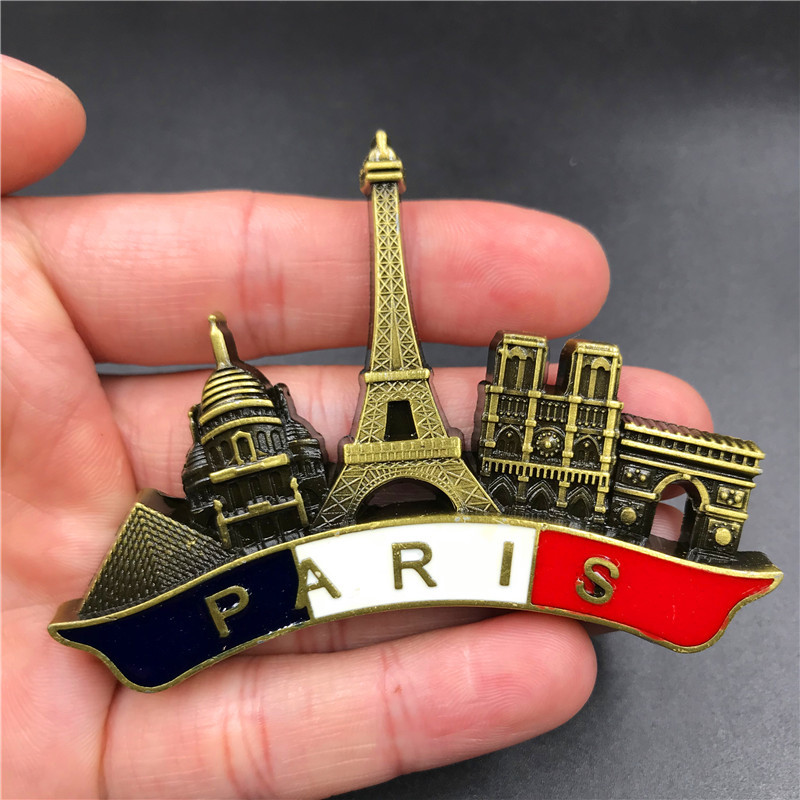 France Paris Metal 3D Cute Mag - Home Decor London avaliação e preço