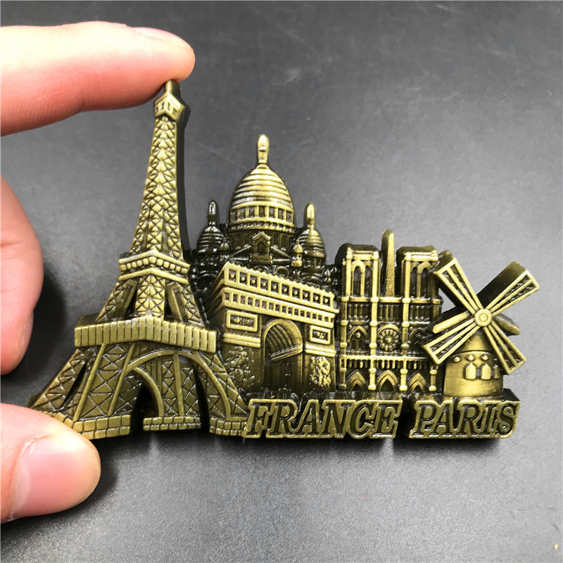 France Paris Metal 3D Cute Mag - Home Decor London avaliação e preço