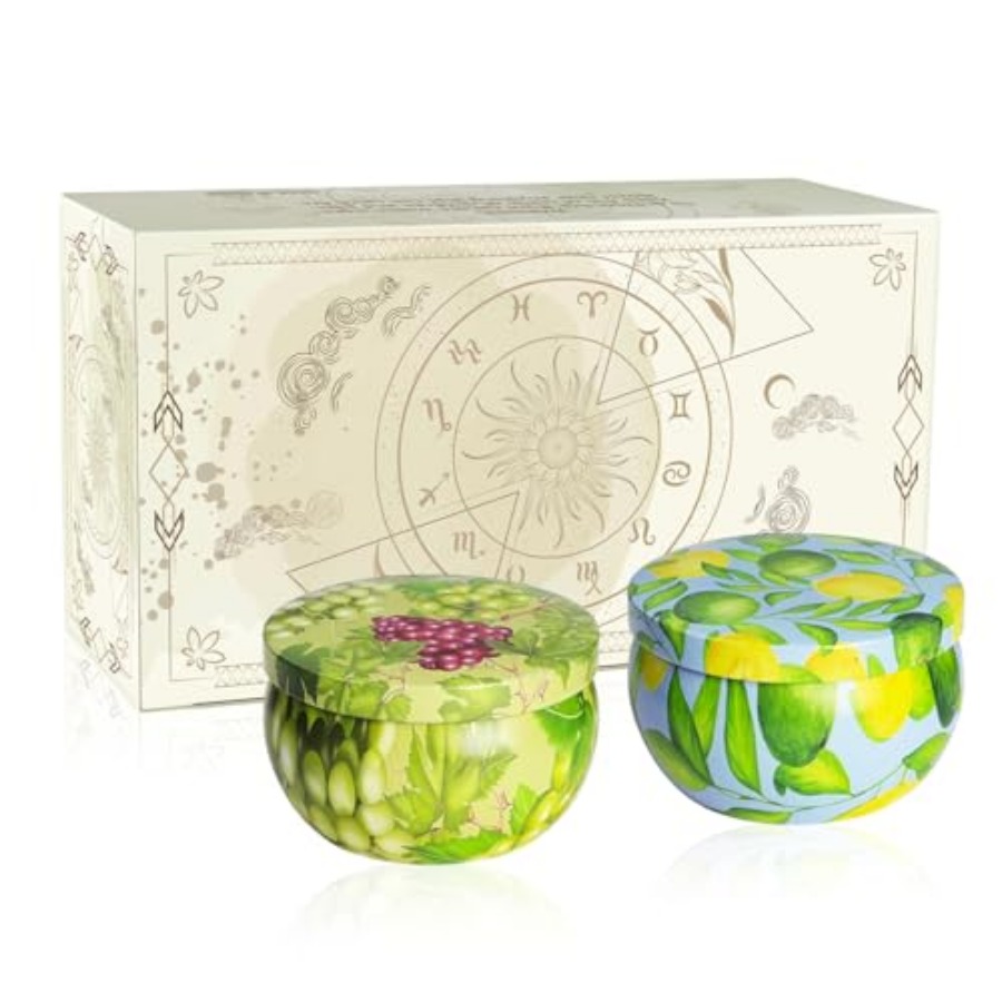 Set of 2 2.5-Ounce Scented Jar - Scented Candle Set avaliação e preço