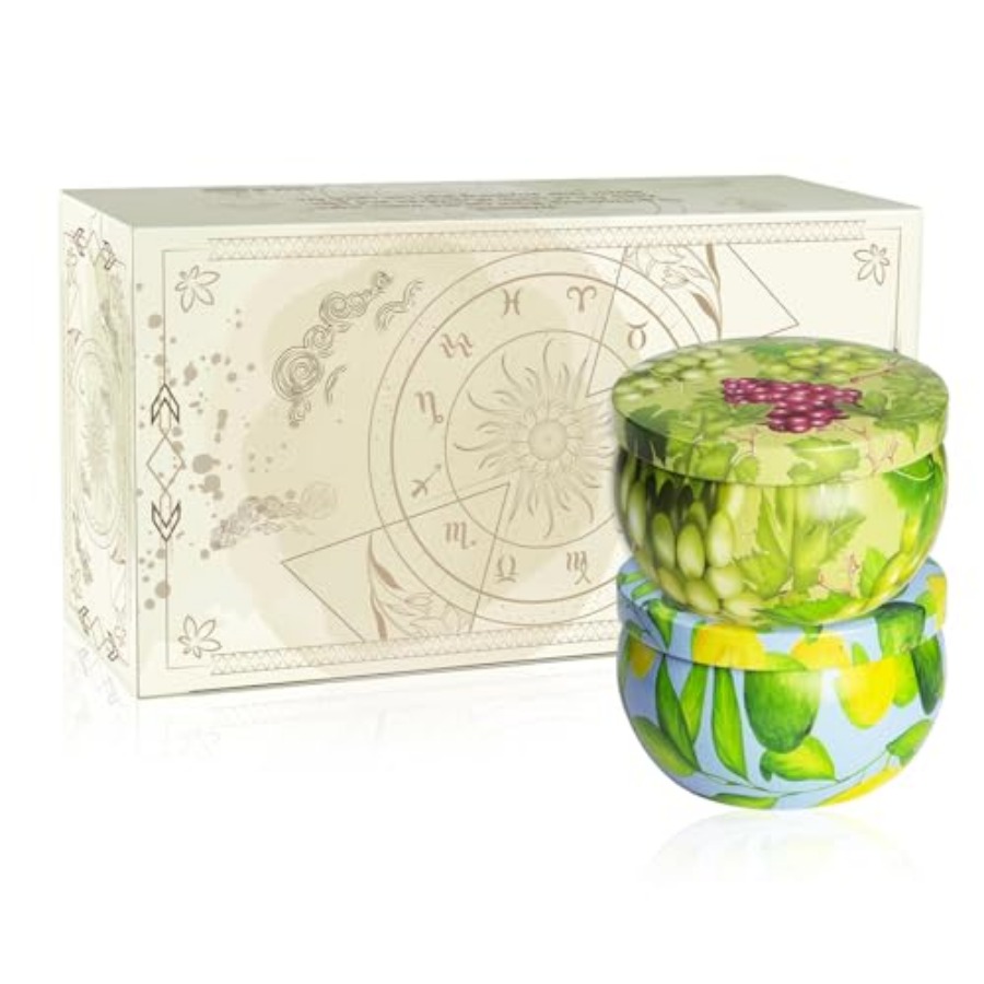 Set of 2 2.5-Ounce Scented Jar - Scented Candle Set avaliação e preço