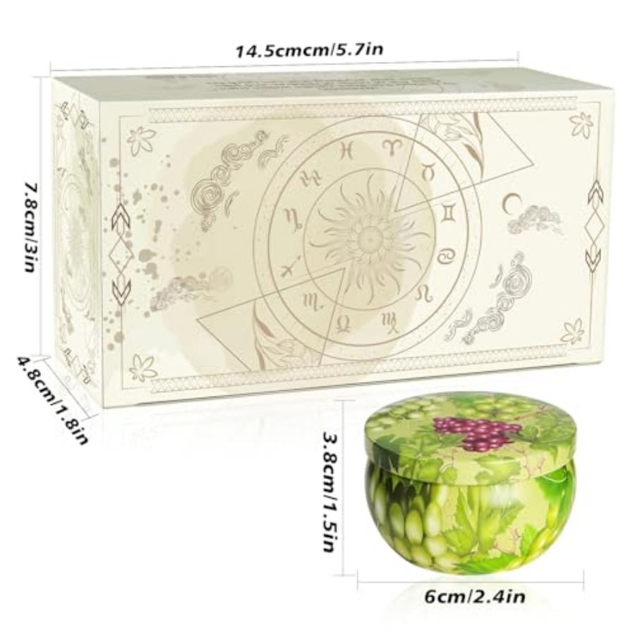 Set of 2 2.5-Ounce Scented Jar - Scented Candle Set avaliação e preço