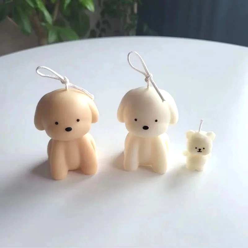 3D Puppy Scented Candle Silico - Scented Candle Set avaliação e preço
