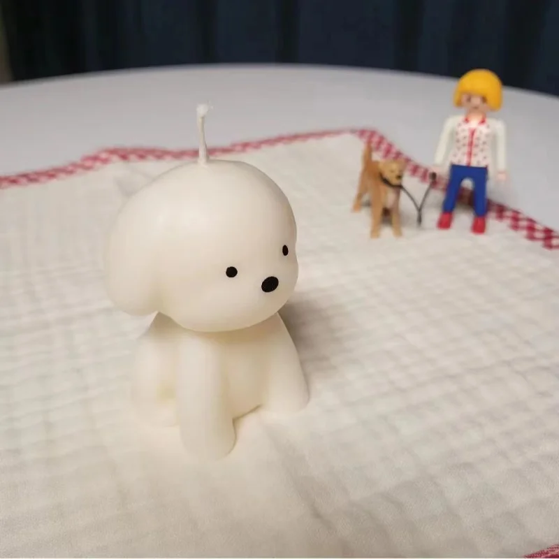 3D Puppy Scented Candle Silico - Scented Candle Set avaliação e preço