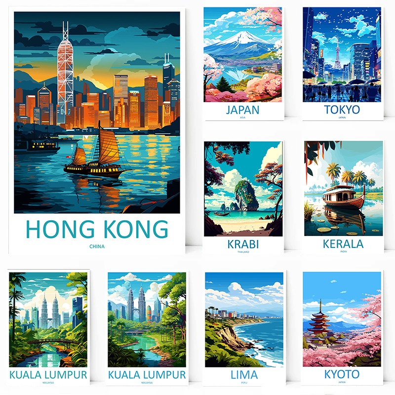 Unframe Hong Kong Japan Kerala - Home Decor Kerala avaliação e preço