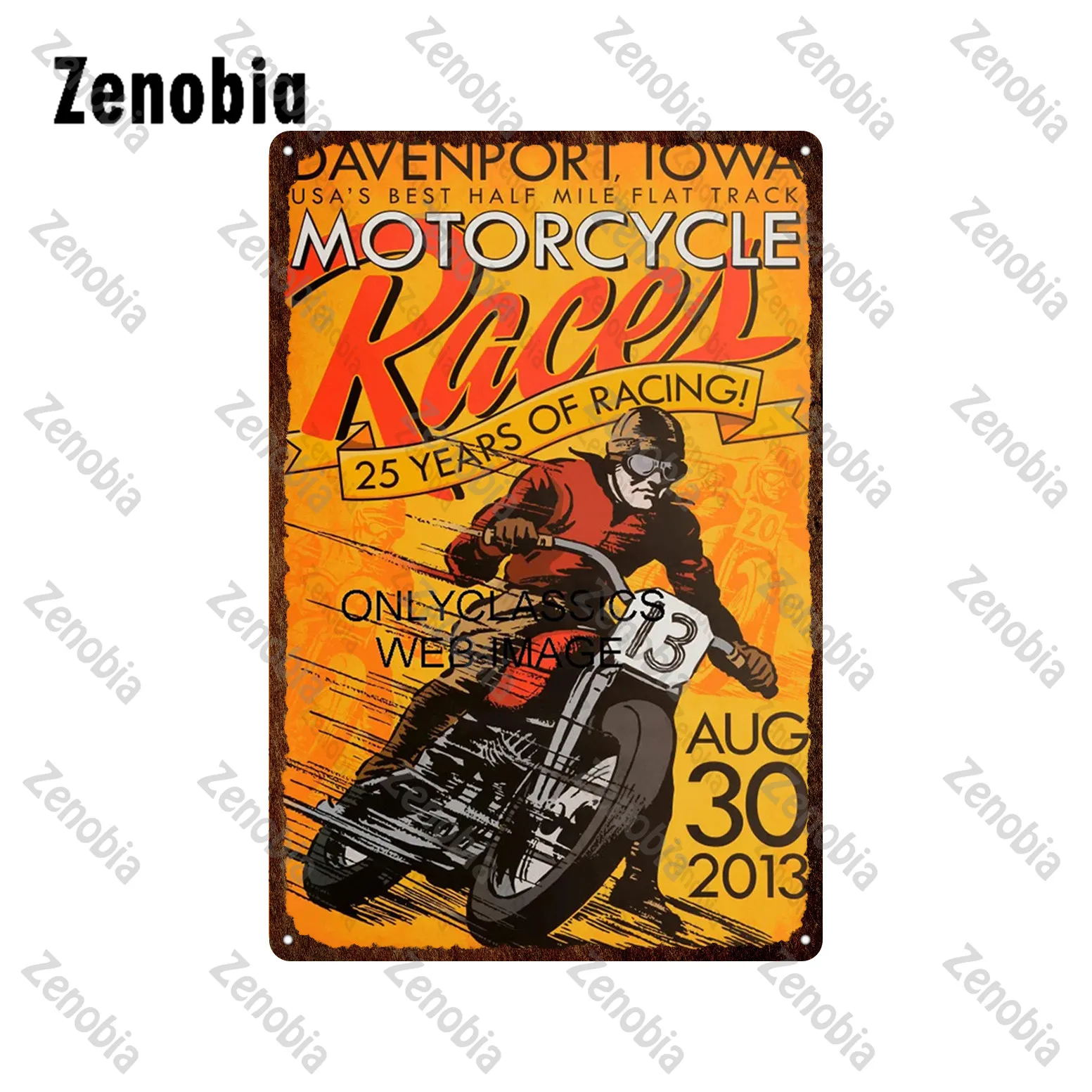 Motorcycles Metal Signs Tin Si - Home Decor London avaliação e preço