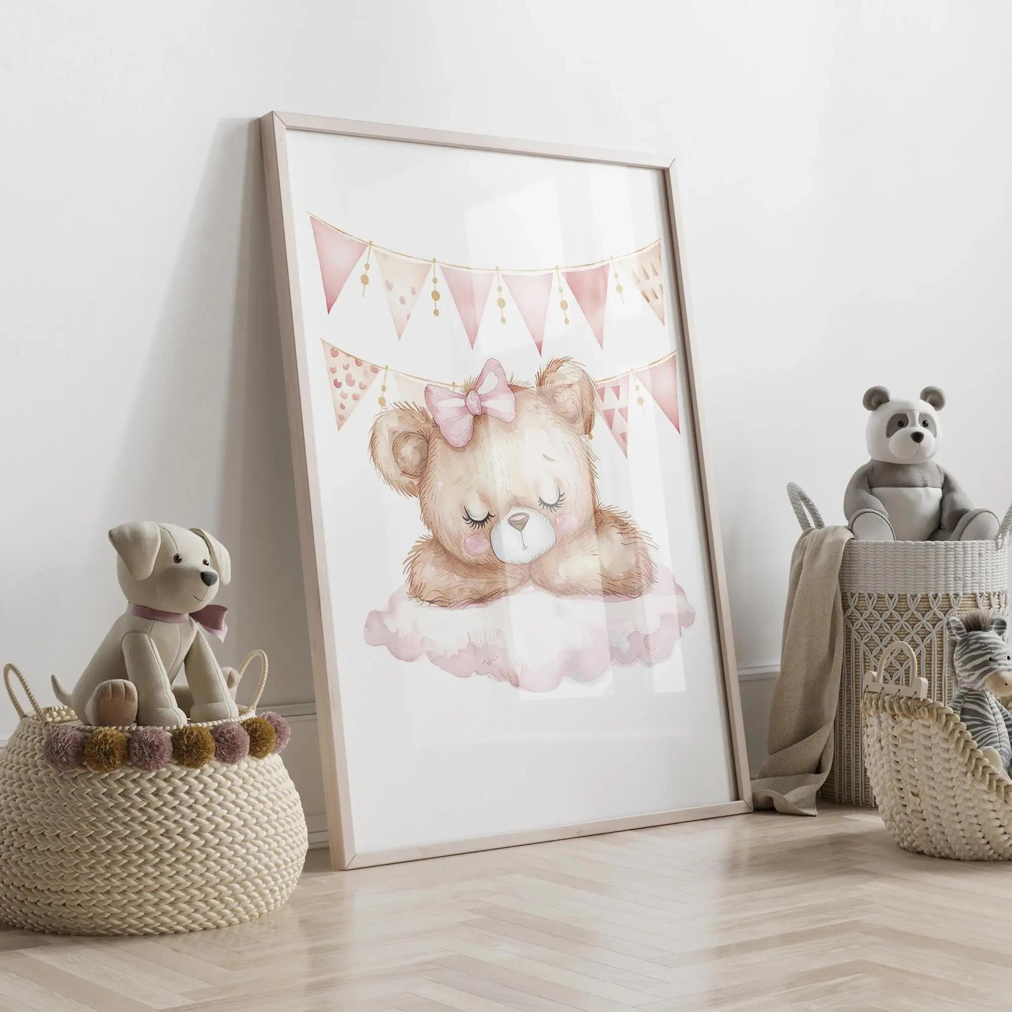 Pink Dream Bear Carousel Tent  - Home Decor On Wall avaliação e preço
