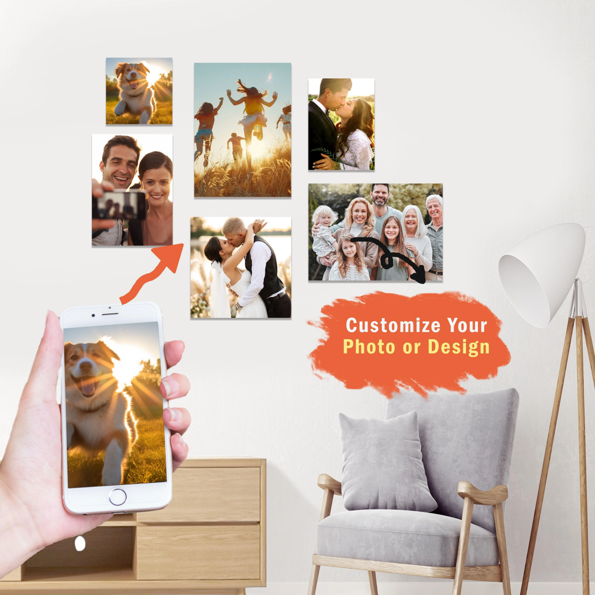 Custom Canvas Prints Personali - Home Decor Furniture avaliação e preço
