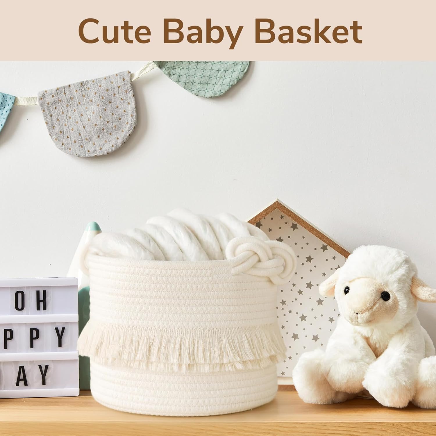 CherryNow Small Woven Storage  - Home Decor Hampers avaliação e preço