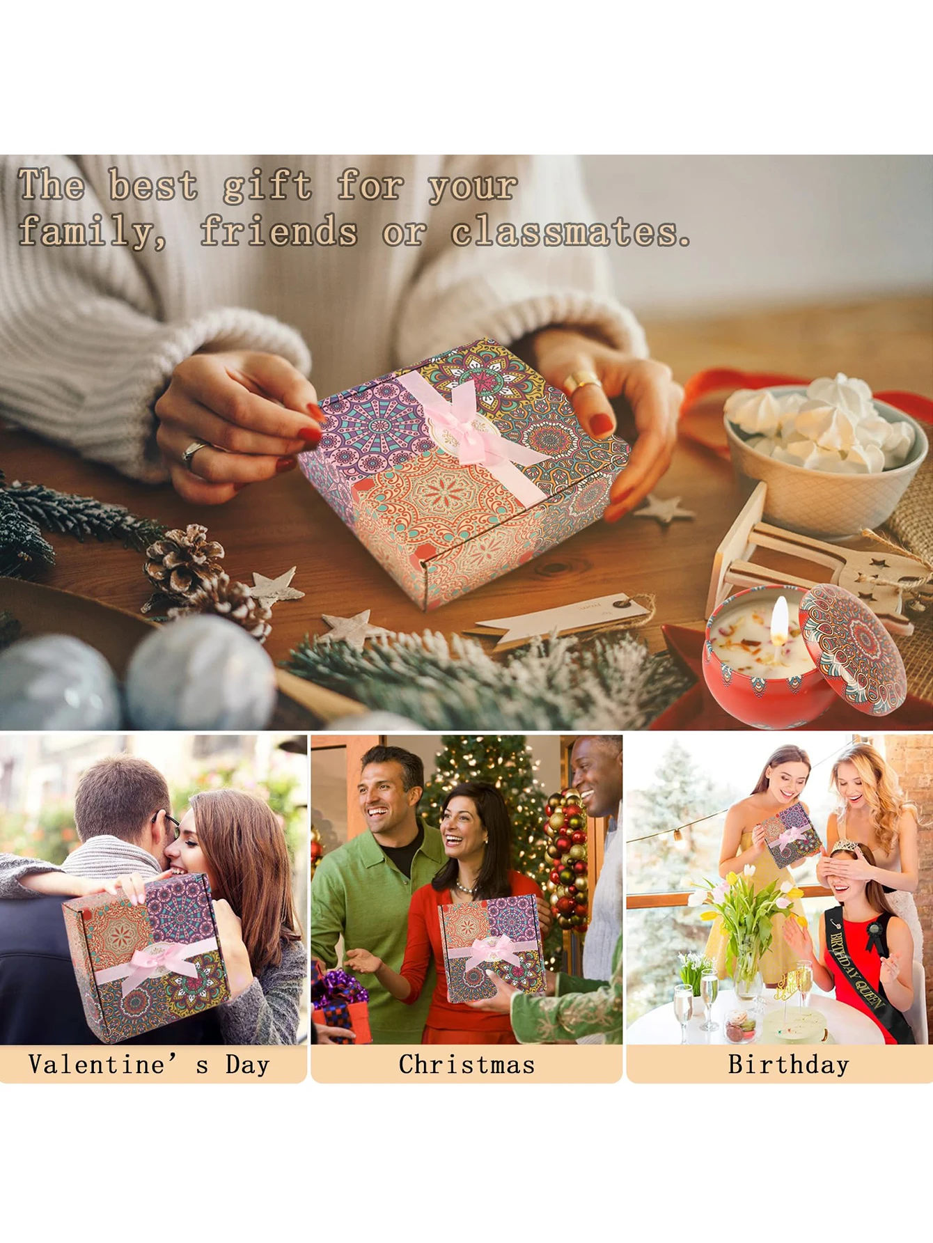 4pcs/set, Scented Candles Gift - Scented Candle Set avaliação e preço