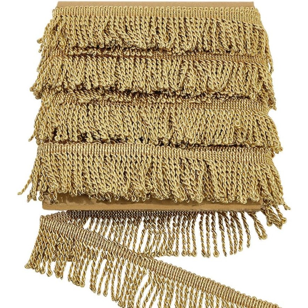 12 Yardsx2.2Inch Fringe Trim C - Home Decor Curtain avaliação e preço