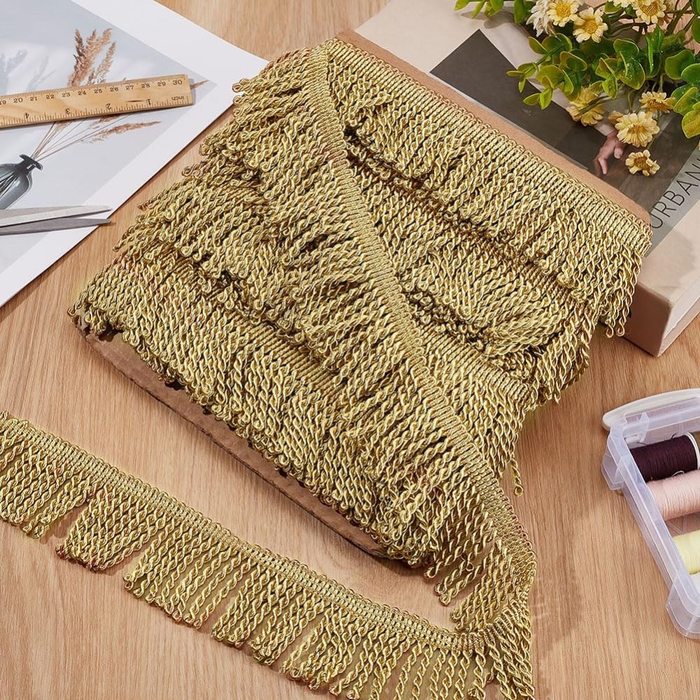 12 Yardsx2.2Inch Fringe Trim C - Home Decor Curtain avaliação e preço