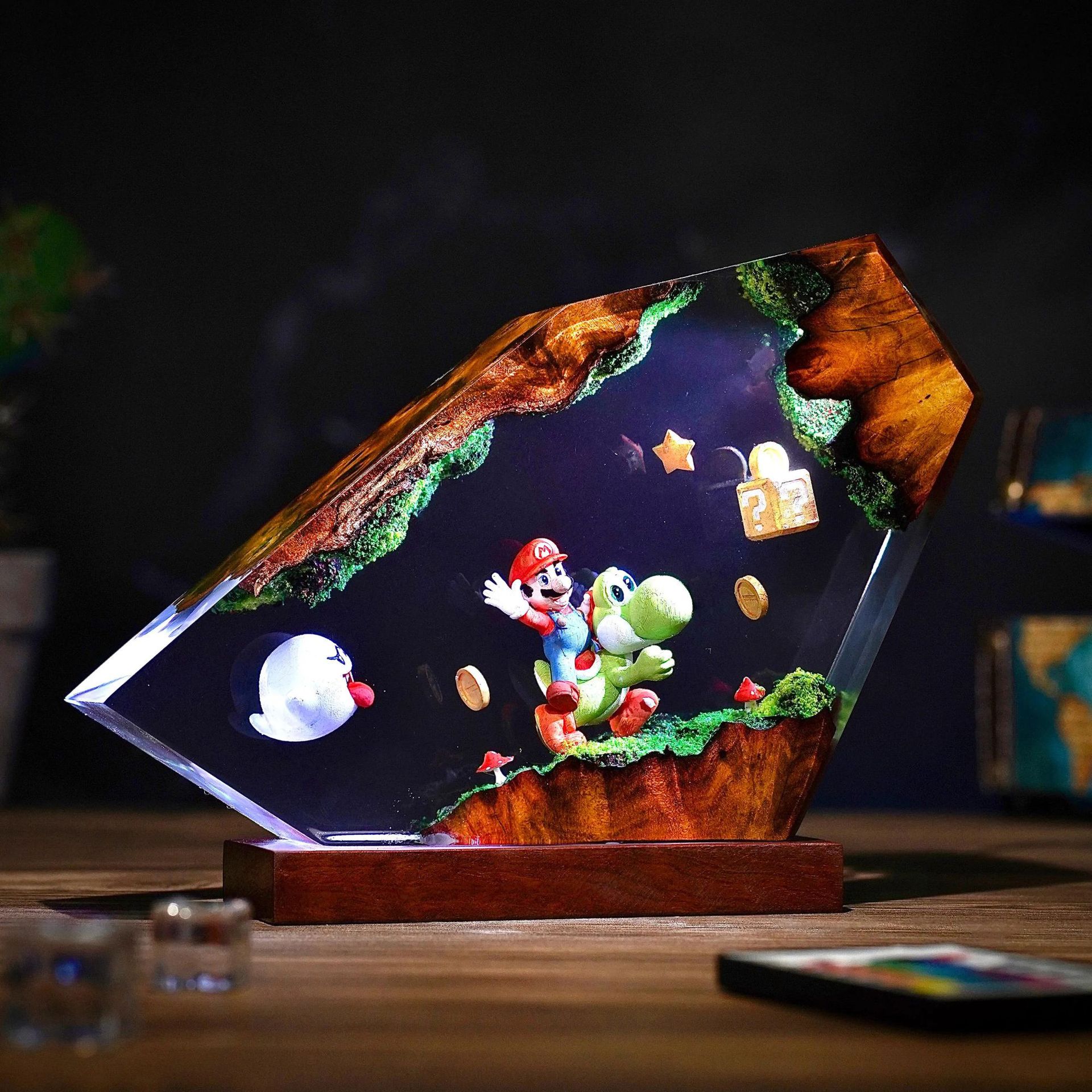 Table Resin Lamp Cartoon Anime - Home Decor Furniture avaliação e preço