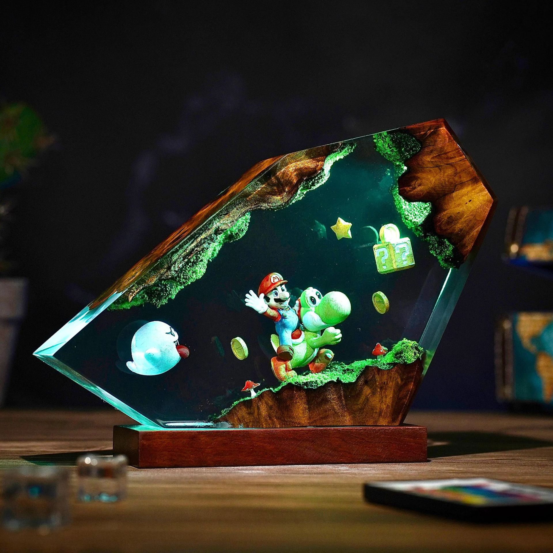 Table Resin Lamp Cartoon Anime - Home Decor Furniture avaliação e preço