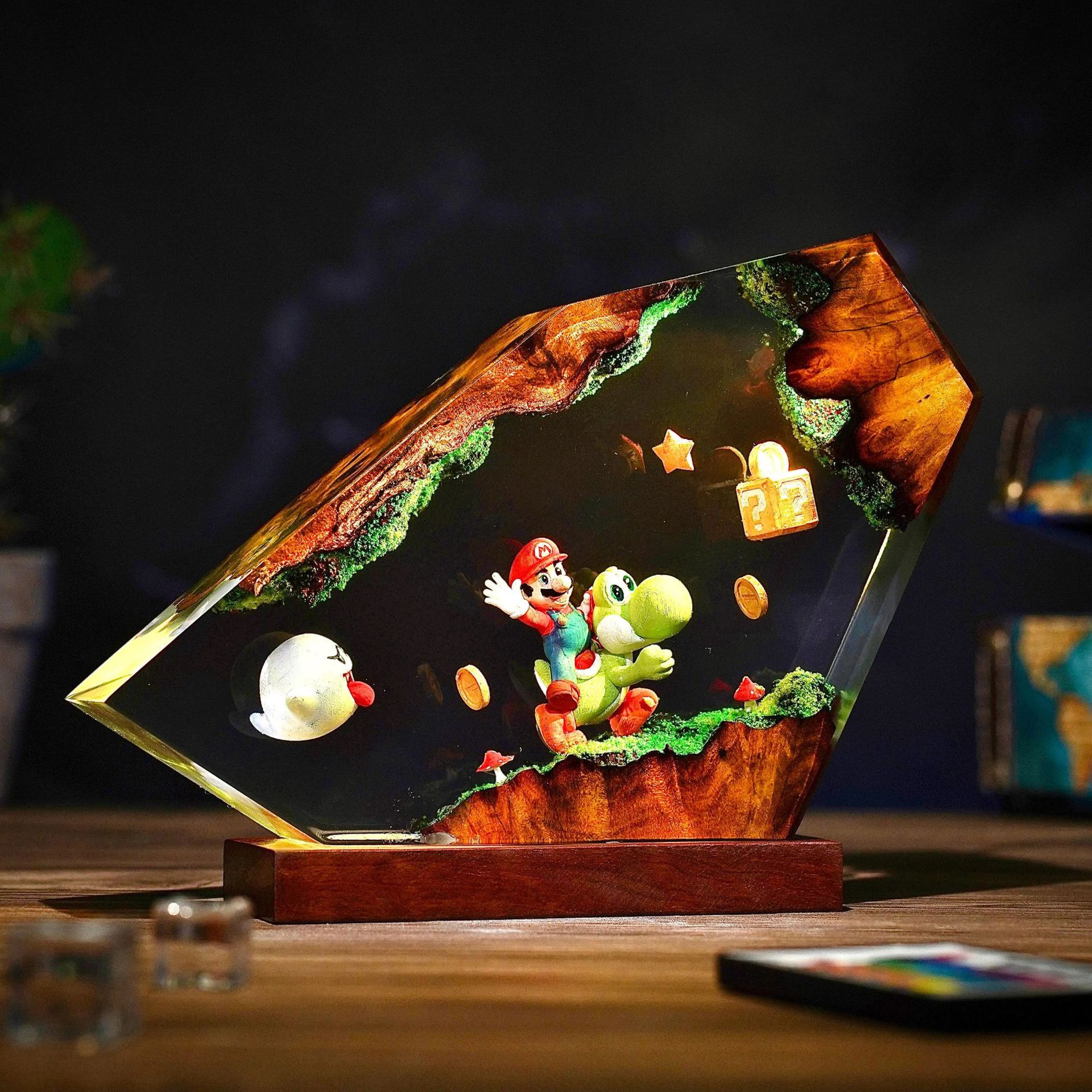 Table Resin Lamp Cartoon Anime - Home Decor Furniture avaliação e preço