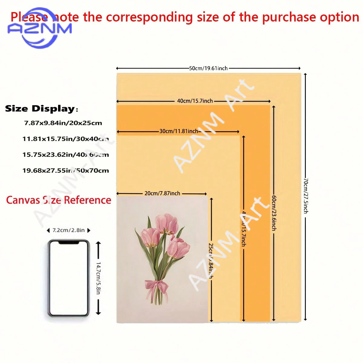 Pink Tulip Floral Wall Art Can - Home Decor Minimalist Style avaliação e preço
